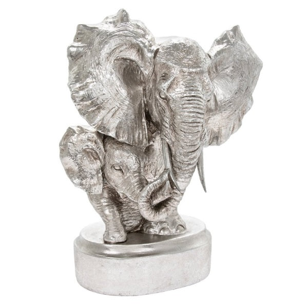 Silver Elephant Bust