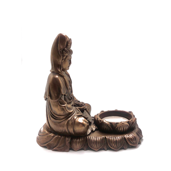 Quan Yin - Goddess Of Compassion Tealight Holder