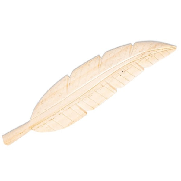 Wooden Smudge Feather