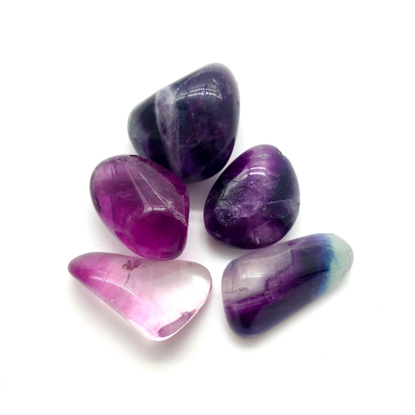 Purple Fluorite Tumblestone