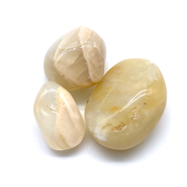 Cream Moonstone Tumblestones