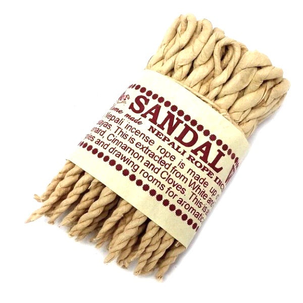 Pure Sandalwood & Spice Incense Rope